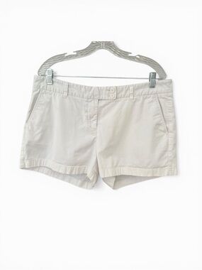 Vineyard Vines White Flat Front Belt Loops Pockets Soft Coastal Shorts Size 14
